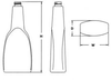 PET and HDPE Plastic Bottles -- #639 ADDITIVE OVAL-BAREX-12 oz-730012A-22-400 .371 H* - Image
