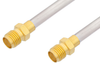 SMA Female to SMA Female Cable 6 Inch Length Using PE-SR402AL Coax - PE34836LF-6 - Pasternack