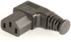European IEC 60320/C13 Left Angle Connector, Low Profile -- UC-06MLI - Image