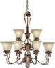 2493-12-41 Mid. Chandeliers-Glass Up - 413423 - Capital Lighting, Inc.