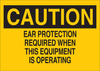 Brady B-302 Polyester Rectangle Yellow Machine & Equipment Sign - 10 in Width x 7 in Height - Laminated - 84782 - 754476-84782 - R. S. Hughes Company, Inc.