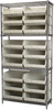 Shelving, Wire Shelving Kit, 14x36x74, 18 Bins -- AWS143630250S - Image