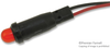 Panel Mount Indicator, Led, 6.35Mm, Red, 12V; Led Color Leecraft - 10F7458 - Newark, An Avnet Company