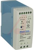 POWER SUPPLY,DIN RAIL,20W SINGLE OUTPUT,24VDC,0-2.5A,+/-1.0% TOLERANCE,150VP-P - 70076013 - Allied Electronics, Inc.