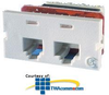 Legrand - Ortronics Series II 2-Port 180 Degree 1 RJ25C.. - OR-60950090 - TelephoneStuff.com