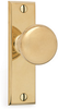 Screen Door Outside Knob & Plate: N&ordm; 74991 - 74991 - P. E. Guerin