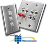 Leviton QuickPort Stainless Steel Wallplate - 43080-1S1 - TelephoneStuff.com