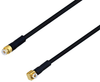 Snap-On MMBX Plug Right Angle to N Female Bulkhead Cable 4 Inch Length Using RG316-DS Coax - PE3C4057-4 - Pasternack