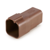 Amphenol Sine Systems AT04-6P-BRN, 6-Way Connector Receptacle, DT04-6P Compatible, Brown - 39882 - Waytek, Inc.