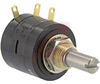 Pot;Wirewound;Rest 200 Ohms;Panel;10 Turns;Pwr-Rtg 2W;Shaft Dia 0.25in - 70089267 - Allied Electronics, Inc.