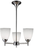 10154/3PC-WH Mini Chandeliers-Glass Shade - 638248 - Capital Lighting, Inc.