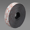 3M Dual Lock SJ3550 Black Hook & Loop Tape - Mushroom Hook with 250 stems/in Stem Count - 1 in Width x 50 yd Length - 65816 - 021200-65816 - R. S. Hughes Company, Inc.
