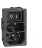 PWR ENT MOD RCPT IEC320-C14 PNL -- 685-KM00.1105.11 - Image