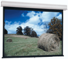 Square Format Ceiling Recessed Manual Front Projection Screen. - Square Format - Visual Sound, Inc.