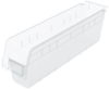 Akro-Mils Shelfmax 280 cu in Clear Shelf Storage Bin - 17 7/8 in Length - 4 1/8 in Width - 6 in Height - 1 Compartments - 30048SCLAR -- 30048SCLAR