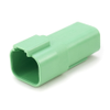 Amphenol Sine Systems AT04-4P-GRN 4-Way Connector Receptacle, DT04-4P Compatible, Green - 39863 - Waytek, Inc.