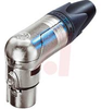 CABLE END RX SERIES 4 PIN FEMALE RIGHT ANGLE - NICKEL/SILVER - 70088351 - Allied Electronics, Inc.