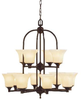 Mid. Chandeliers-Glass Up - 318587 - Light Center (The)