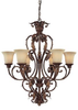 3646GU-254 Mid. Chandeliers-Glass Up - 431448 - Capital Lighting, Inc.