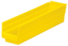 Akro-Mils 123 cu in Yellow Industrial Grade Polymer Shelf Storage Bin - 17 7/8 in Length - 4 1/8 in Width - 4 in Height - 1 Compartments - 30128 YELLOW -- 30128 YELLOW - Image