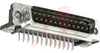 AMPLIMITE HD-20 Plug, Right Angle PCB Mount, 25 Position, Front Metal Shell - 70041634 - Allied Electronics, Inc.
