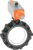 Valves - Plastic-Valves - butterfly-Valves - double-eccentric -- 199243462 - Image