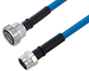 Plenum 7/16 DIN Female to N Male Low PIM Cable 60 Inch Length Using SPP-375-LLPL Coax Using Times Microwave Parts - PE3C6384-60 - Pasternack