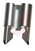 Quick-Fit Terminal, PC; Brass; Nickel; UL Listed; 0.250 x 0.032 in.; Vertical - 70181578 - Allied Electronics, Inc.