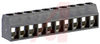 Terminal Block; 10; 28 to 16 AWG; 6; 300; 0.138 in.; 0.098 in.; 0.217 in.; Gray - 70078396 - Allied Electronics, Inc.