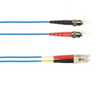 1-m, ST-LC, 50-Micron, Multimode, Plenum, Blue Fiber Optic Cable -- FOCMP50-001M-STLC-BL - Image