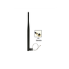 2.4GHz 5dBi Rubber Duck Antenna With 1.13mm Cable (L-10CM ) + UFL Connector (Movable Body) -- ET-WI5R-5L10C-U - Image