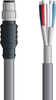 DN4110019S01 - LAPP UNITRONIC® DeviceNet Cordsets 15 & 18 AWG / 1 + 1 pair Bus - Gray PVC - M12 Male / Wire Leads connectors - 1m -- OLFDN4110019S01