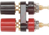 MINI BIND POST, GOLD PL (BLACK) - 70197606 - Allied Electronics, Inc.