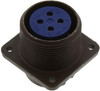 Circular Connector, Receptacle, 4 Position, Panel; Product Range Amphenol Industrial - 07J0122 - Newark, An Avnet Company
