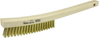 Plater's Brush, Brass Fill, 3 X 19 Rows, Curved Handle -- 44118