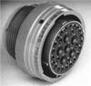 Circular MIL Spec Connector 15P Strt Pin Plug Sz 14 MIL-DTL-26482 -- 61-MS3476L14-15PW - Image