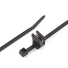 Heyco 15205 Edge Clip with 8″ UV Cable Tie, Zip Tie, Pre-assembled, Perpendicular Orientation, Top Fixing, for Panels from .04