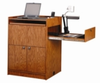 Compact multimedia workstation with document camera drawer - WSV-35 - Visual Sound, Inc.