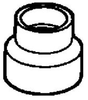 PVC DWV Coupling -- 431205 - Image