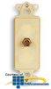 ICC Decorex Type-F Single Coaxial Connector - IC630DSF - TelephoneStuff.com