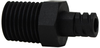 Fisnar 5801451 Female Luer Lock Fitting x 0.25 in NPT Black -- 5801451 - Image