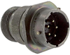 Circular Connector Plug, Size 10, 6 Position, Cable; Product Range Itt Cannon - 01K8394 - Newark, An Avnet Company