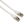 Amphenol MP-6ARJ45SNNW-014 CAT6A FTP Shielded Patch Cable (650-MHz) with Snagless CAT-6A Shielded RJ45 Connectors (10GbE Optimized) - White 14ft - Amphenol Cables on Demand