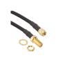 SMA Female Bulkhead St. Connector With HLF240 Cable (L-3Mtr) + SMA Male St. Connector - ET-SFS-BH-23L3-SMS - Eteily Technologies India Pvt. Ltd.