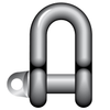 Large Dee Shackle, A Pin WLL ton 0.25 Ton -- 420100031600 - Image