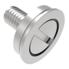 Flush Screw Assembly, 8-32 Thread, Slotted Recess, Stainless Steel, Passivated -- F5-832-14 - Image