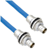 Plenum Cable Assembly TRB Insulated Bulk Head Jack 3-Lug Cable Jack to Jack MIL-STD-1553 .242