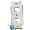 Panduit® Mini-Com 106 Duplex Module Frames - CF1062 - TelephoneStuff.com
