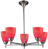 10155/5PC-SC Mid. Chandeliers-Glass Up - 638200 - Capital Lighting, Inc.
