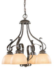 14434-BST Mid. Chandeliers-Glass Down - 722305 - Capital Lighting, Inc.